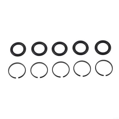 Pneumatic for IMPACT Wrench Socket Retainer Rings With O-Rings, Metal Construction For 3/8, 1/2, 3/4, 1 Inch Air Tools, 5 Sets Repair Kit For Automotive Garage(3/4) - color: 3/4