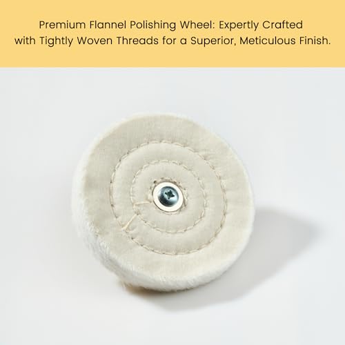 6 Pcs Polishing Wheel Kit with 1/4" Hex Shafts for Drill, Polisher - Fits Electric & Pneumatic Tools for Metal, Wood, Jewelry, Glass, Ceramic Surface Car Polishing