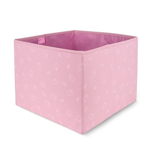 Sanrio Hello Kitty Car Trunk Organizer and Storage Bin - Collapsible Simple Compartment Convenient Heavy Duty, Fold Up for Easy Storage Box, Automotive Seat Cargo Groceries Tools - 12.5L x 12.5W x 9H - style: Organizer Hello Kitty