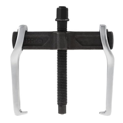ChgImposs 4 Inch CR-V 2-Jaw Gear Puller, Adjustable Bearing Puller Gears, Reversible Removal Tool for External Internal Pulling, Single Hook Two Claws Puller Tool Separate Lifting Device