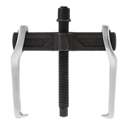 ChgImposs 4 Inch CR-V 2-Jaw Gear Puller, Adjustable Bearing Puller Gears, Reversible Removal Tool for External Internal Pulling, Single Hook Two Claws Puller Tool Separate Lifting Device