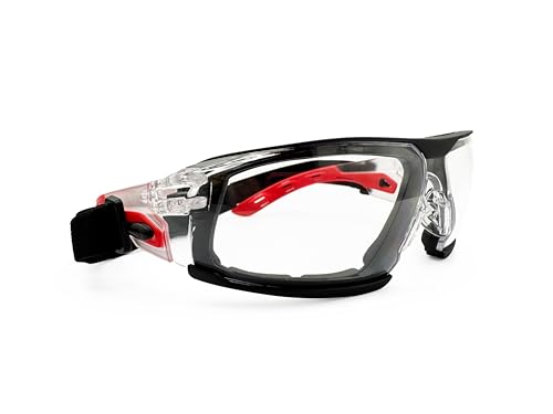 MAGID AcuSpex Frameless Clear Safety Glasses,TurboDry Strap, ESX4020