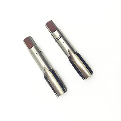 AtticZone M16 x 1.25 Metric Hand Thread Tap, Right Hand, Alloy Tool Steel, 1 Taper Tap, 1 Plug Tap for Metal Working DIY Industrial - size: M16x1.25