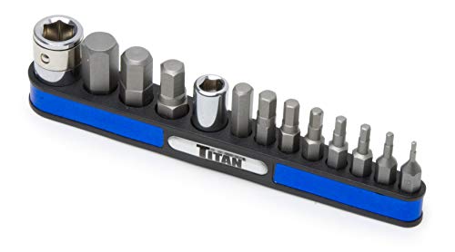 Titan 16112 Metric Hex Bit Set, 13 Piece (13 Piece Metric Hex Bit Set) - style: Standard