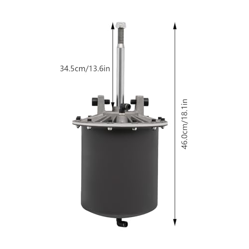 LOYALHEARTDY Tire Changer Machine Bead Breaker Cylinder Universal Assembled Tire Machine Bead Breaker Cylinder Tire Machine CylinderTire Repair Tools Universal Tire Changer Bead Breaker - size: 350MM-Black