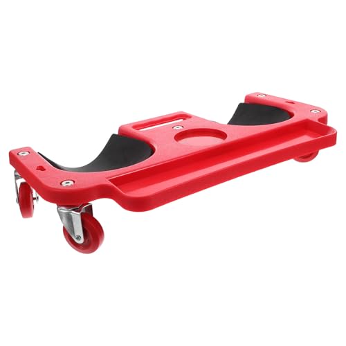 Foldable Nonslip Kneeling Cushion Pad with Wheels for Car Repair and Tile Work, Sturdy Pe Material Knee Pad for Construction Sites and Mechanics, Comfortable Support Mat