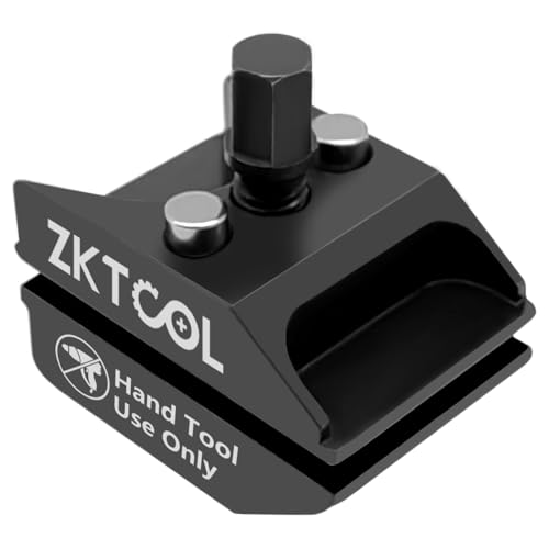 ZKTOOL 2.4" New Large Size Suspension Strut Split Hub Steering Knuckle Spreader Tool for VW, Audi, Ford, BMW, Shock Absorber Strut Remover Tool,Lower Arm Ball Joint Spliter.Double-Sided Reinforced - size: 2.4"