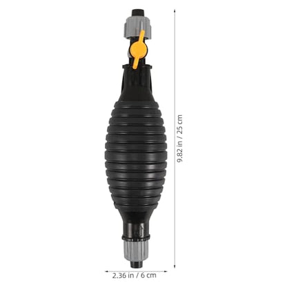 Manual Gasoline Siphon Pump with Portable Hand Fuel Transfer Hose, Liquid Suction Pump for Car, Boat, Rv Fuel and Water Transfer, Gas Siphon Kit for Automotive Use