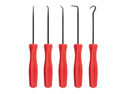 TEKTON Pointed Pick and Hook Set (5-Piece) | PNH90102 | Made in USA - style: Pick and Hook Set (5-Piece)