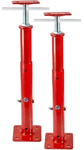 B4B BANG 4 BUCK House Jacks for Leveling Crawlspace, 21" - 43" Height Range, 11023 lbs Max Load Capacity, Floor Jacks Post Pole for Leveling, 2 Pack - size: 21" - 43" (2 Pack)