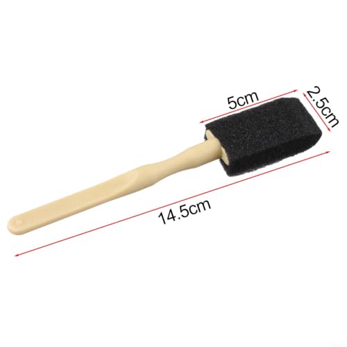 Car Air Vent Cleaning Brush Set Soft Sponge Detailing Tool for AC Grille Dashboard Dust Removal Auto Interior Cleaner Kit 14cm(1Pc) - size: 1Pc