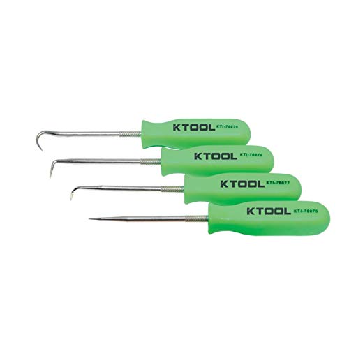 PICK SET 4 PC. NEON GREEN