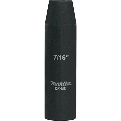 Makita A-96241 7/16" Deep Well Impact Socket with 1/2" Drive - size: 7/16"