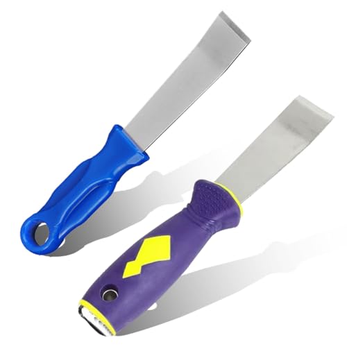 Wheel Weight Remover, Auto Tire Repair Tool with Non-Slip Grip for Removing Adhesive Stick-On Wheel Weights, Universal Tire Balancer Scraper for Most Vehicles (2PCS) - size: 2PCS