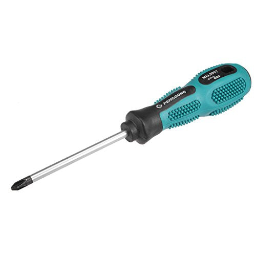 uxcell #2 Phillips Screwdriver 4 Inch Round Shaft Non Slip Comfortable Handle - size: PH2 x 4"