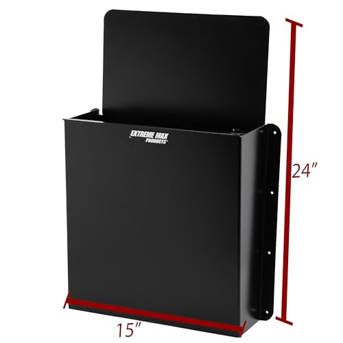 Extreme Max 5001.6325 Wall-Mount Aluminum Floor Jack Holder - Black - color: Black