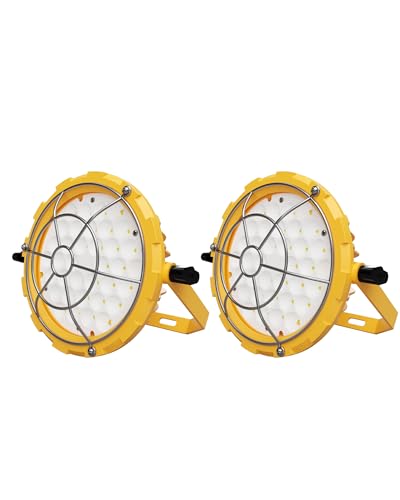 60W LED Dock Light – IP65 Waterproof, 6600LM, 180° Adjustable Head for Indoor & Outdoor Security, Warehouse & Container Areas,2 Pack - size: 60W-2Pack