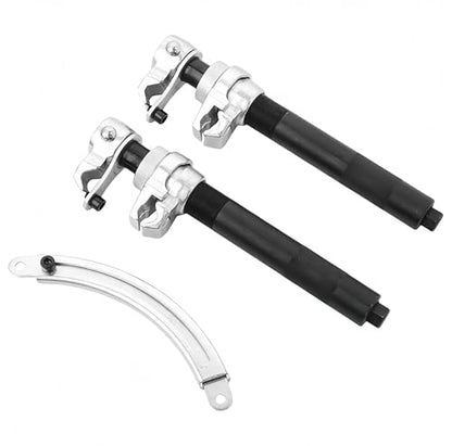 2PCS Spring Compressor Tool, Automotive Coil Spring Compressor Tool, Heavy Duty Macpherson Strut Spring Compression Set with Safety Bracket, Max 2200LBS, for Car Truck ATV UTV