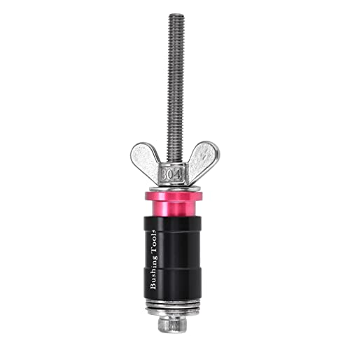 Dioche Rear Shock Bushing Tool, Anti-Rust Rear Shock Eyelet Bushing Removal and Installation Tool with 3 Adapters for Rockshox Mountain Road and s