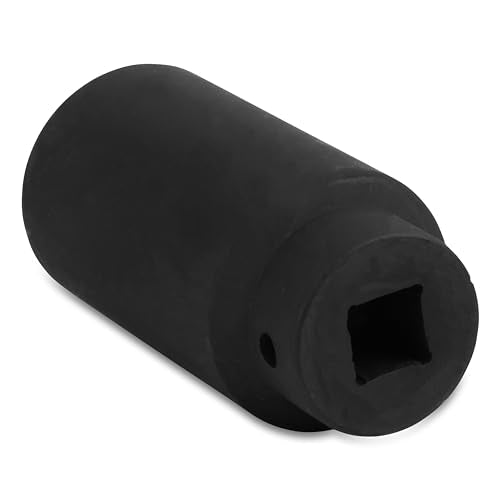 OEMTOOLS 1/2 Inch Drive 32mm Axle Nut Socket for Automotive Maintenance | CR-MO 32mm Impact Socket, Black Oxide Finish to Resist Rust, 6 Pt. 32mm Socket, Use for Tune-Ups - size: 32 mm