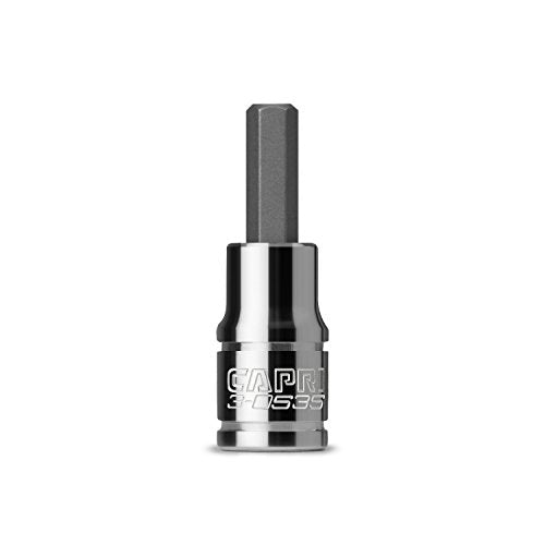 Capri Tools 3-0535 5 mm Hex Bit Socket, 1/4-Inch Drive, Metric - size: 5 mm, 1/4-Inch Drive