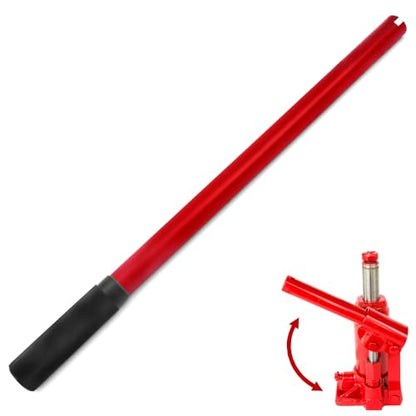 20-32 Ton Hydraulic Bottle Jack Handle Replacement, Heavy Duty Vertical Jack Operating Lever with Anti-Slip Rubber Grip, High Strength Steel Jack Repair Accessories for Truck Car Lifting