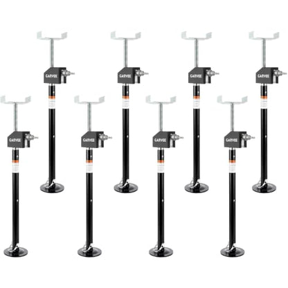 Garvee 8 Pack RV Slide Out Support Jacks | 40,000lb Heavy Duty Rv Stabilizer Jacks Support, 21"-49" Quick-Lift Adjustable - Power Drill & Hand Crank - size: 8 Pack