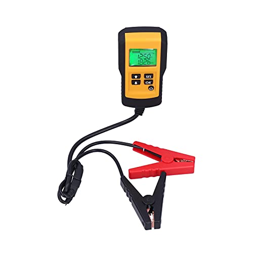 AE300 Digital Battery Analyzer, Car Battery Tester, Accuracy 12V Battery Checker with LCD Backlight Display, Non Destructive Battery Indicator Tester for Vehicle Maintenance