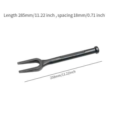 Ball Joint Separator Puller Tie Rod End Remover Pickle Fork Automotive Specialty Tool Pitman Arm Removal High Carbon Steel Suitable for Car Repair Gar, Opening 18m