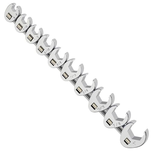 Titan 17296 3/8" Drive SAE Flare Nut Crowsfoot Wrench Set