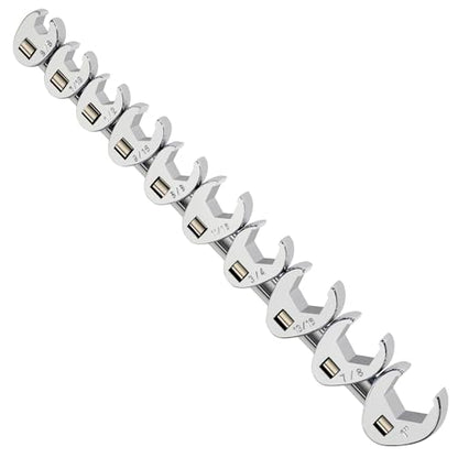 Titan 17296 3/8" Drive SAE Flare Nut Crowsfoot Wrench Set