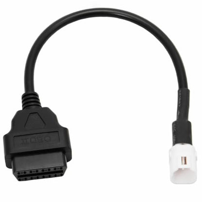 OBD2 OBDII Diagnostic Cable 4 Pin to 16 Pin Adapter Compatible with Yamaha Ha Canbus Motorcycle - color: per Yamaha 4Pin
