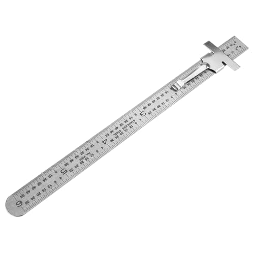 Performance Tool W5707 6-Inch Stainless Steel Sliding Depth Gauge, Silver