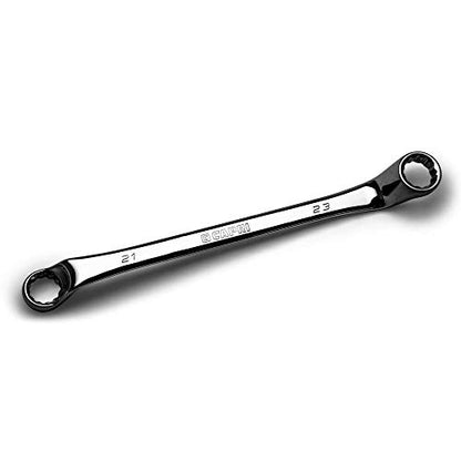 Capri Tools 21 x 23 mm 75-Degree Deep Offset Double Box End Wrench, CP11950-2123 - size: 21 x 23 mm