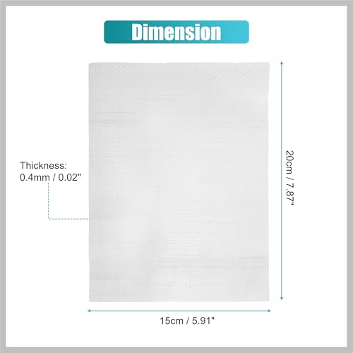 5PCS Welding Mesh Plastic Reinforcing Stainless Steel Wire Mesh Screen for Thermoplastic Repairs Welding Kit for Bumper Kayak Window Screen Mesh Fireplace Net Replacement Car Parts