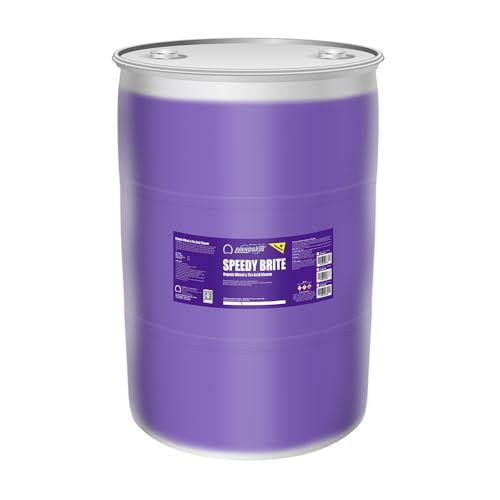 Nanoskin SPEEDY BRITE Pro Grade Wheel & Tire Acid Cleaner, 55 gallons - Chrome & Coated Wheel Safe, Cleaning with Organic Acid | Removes Brake Dust & Road Grime for Auto Detailing, Body Shop Safe - size: 7040 Fl Oz (Pack of 1)