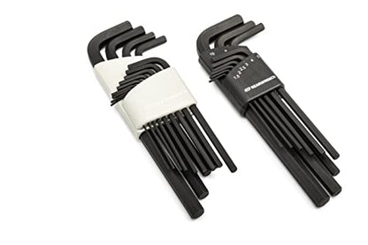 GEARWRENCH 44 Piece 90-Tooth SAE/Metric Ratcheting Wrench and Hex Key Set - 86528