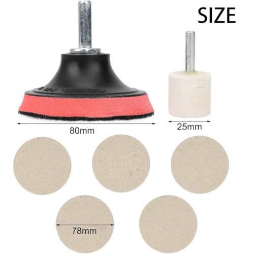 120g Oxido de Cerio para Pulir Vidrios, Cerium Oxide Glass Polishing Kit for Windshield Scratch Removal, Glass Scratch Repair, Restore Clarity on Car Windshields, Windows and Mirrors