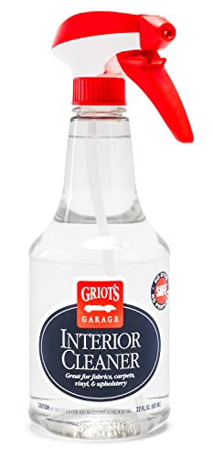 Griot's Garage Interior Cleaner Spray for Car Seats, Carpet, Upholstery Fabric, Floor Mat, Vinyl, Dashboard, Ideal for Truck, SUV, RV, Boat, and More, 10956, 22 Fl Oz - size: 22 Fl Oz (Pack of 1)