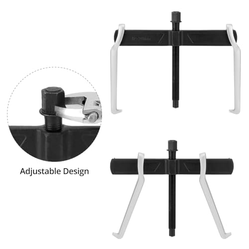 QWORK 12 Inch 2-Jaw Gear Puller - Heavy-Duty Steel Adjustable Puller Tool Separate Lifting Device for Removing Pulley Flywheel Bearing