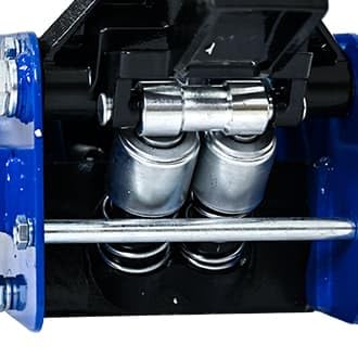 ZeHuoGe Heavy Duty Floor Jack, Steel Racing Floor Jack with Dual Piston Quick Lift Pump (Blue, 3 Ton) - size: 3 Ton