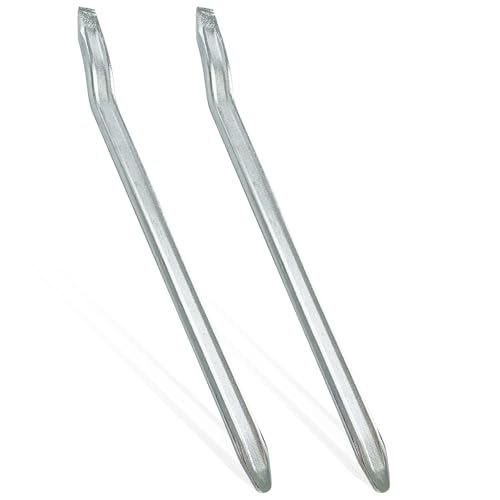 17.3" Tire Spoons Lever Changing Tools, 2 Pack Mount/Demount Lever Pry Bar, Bead Lifting Tool Tire Iron Spoon for Tire Changer Auto Maintenance
