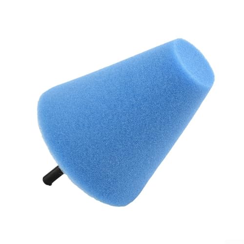 Cone Shaped Drill Polishing Pad for Car Wheels - Foam Buffer Attachment Auto Detailing Kit 72mm
