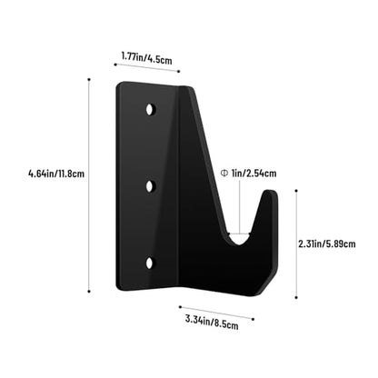 Floor Jack Stand Wall Mount Organizer Brackets Garage Tool Hangers Jack Stands Holder Storage Rack Mount Fit for Any Standard Aluminum or Steel Floor Jack (2 Pack)