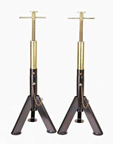 LIBRA Set of 2 Heavy Duty Telescopic RV Stabilizer Jacks Stand w/Featured Stable-max Desgin