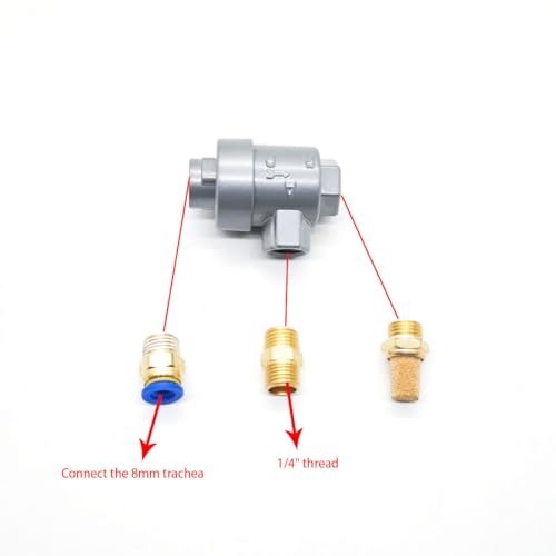 1pc Tyre Tire Changer Machine Part Bead Breaker Quick Release Relief Dump Valve with Connector（Metal Model）
