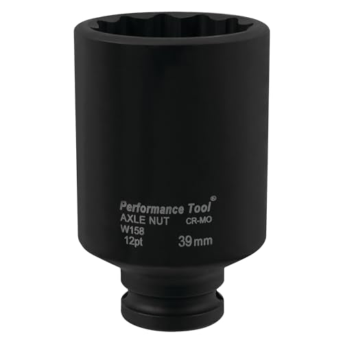 Performance Tool W158 39mm Toyota Axle Nut Socket - style: 39mm (Toyota)