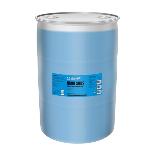 Nanoskin NANO SUDS Foaming Car Wash Shampoo 55 Gallons - Works with Foam Cannon, Foam Gun, Bucket Washes, Car Soap for Pressure Washer | Safe for Cars Trucks, Motorcycles, RVs & More | Fruity Scented - size: 7040 Fl Oz (Pack of 1)