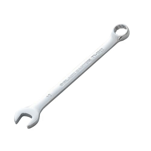 BLACK CANYON 19mm Combination Wrench, 12-Point Box End & Hex Opening (12 mm) - size: 12 mm