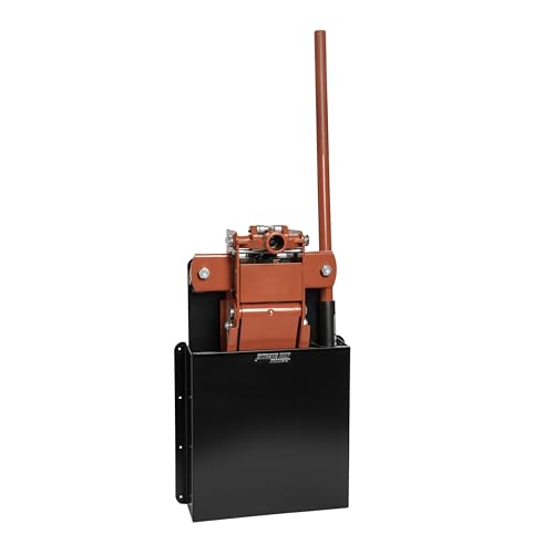 Extreme Max 5001.6325 Wall-Mount Aluminum Floor Jack Holder - Black - color: Black